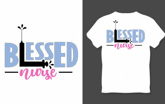 Blessed Nurse Graphics for T-Shirt Designs