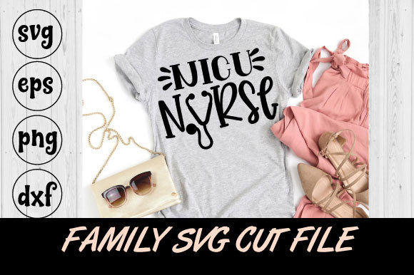 Nicu Nurse SVG: Graphics for T-Shirt Designs