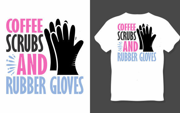 Nurse SVG Design: Coffee, Scrubs Graphics