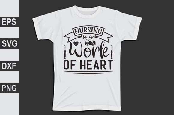 Nurse Svg Design: Graphics for T-Shirt Designs