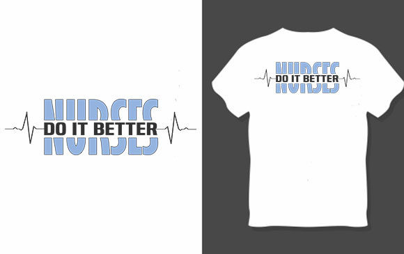 Nurse Svg Design: Graphics for T-Shirt Designs
