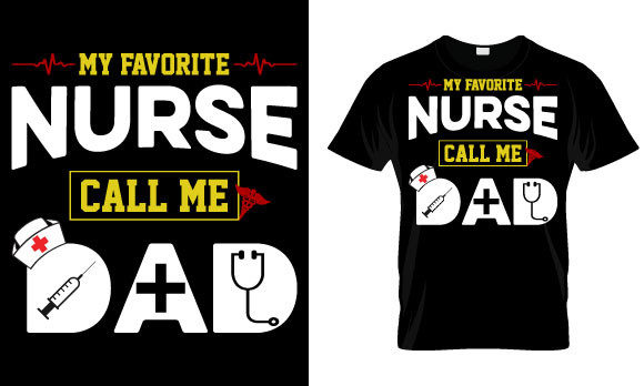 Nurse T Shirt Design: Graphics & Print Templates