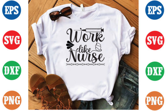 Review: Work Like Nurse SVG Design for Embroidery