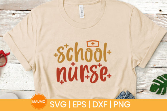 School Nurse Svg Quote: Graphics & Print Templates